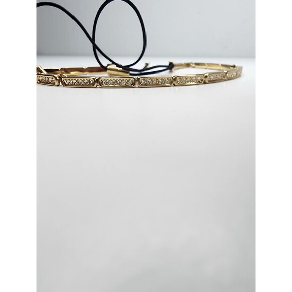 Rare Genuine Swarovski Hair Band Yellow Gold tone, 200 Crystals. - Picture 15 of 15